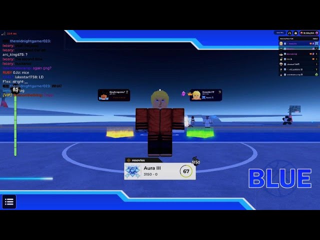 PLAYING AS NAURTO IN ROBLOX HOOPZ!!!