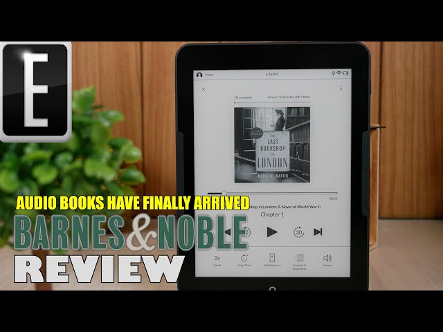 Nook Glowlight 4 Plus Has AUDIO BOOKS | Barnes & Noble Review