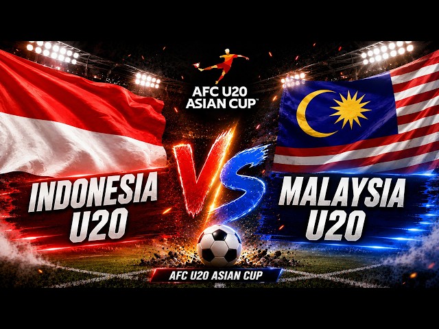 🔴INDONESIA U20 VS MALAYSIA U20 | AFC U20 ASIAN CUP 2026 | LIVE SCORE