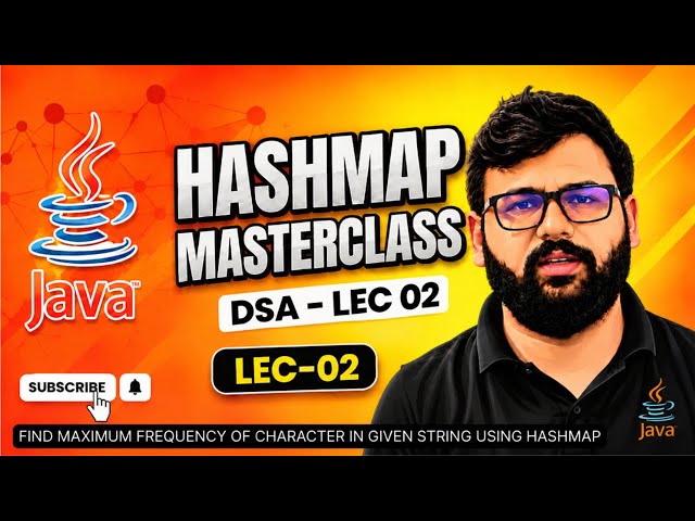 Find Maximum Frequency of a character in given String using HashMap | Java Dsa Series | Lec-02