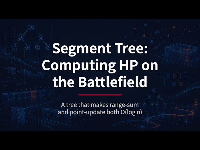 Segment Tree: Computing HP on the Battlefield