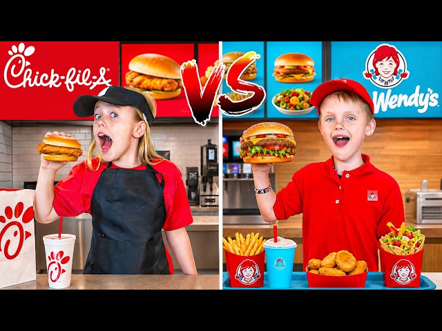We Opened A Real Chick-fil-A and Wendy’s Restaurants In Our House!