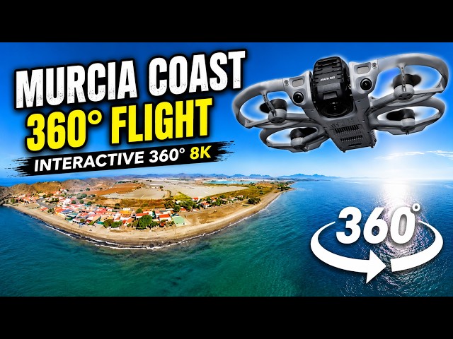 This Is How Easy 360° Videos Can Be! | DJI Avata 360 Murcia Coast in 8K