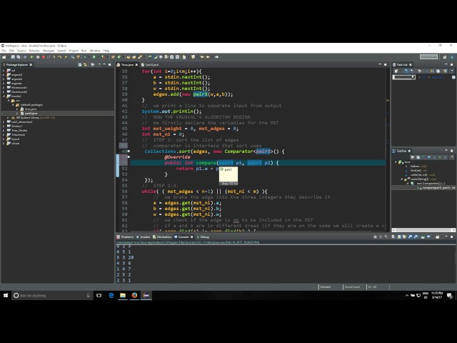 kruskal's algorithm best implementation in java
