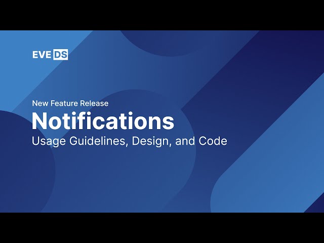 Eve Notification Component: What’s New & How to Use It