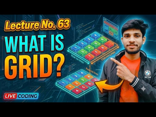 What is CSS Grid? Complete Introduction & Architecture | Lecture 63 (Hindi)