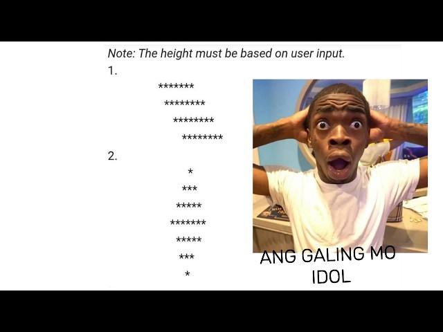 C# How To make Pattern (Tagalog Tutorial)
