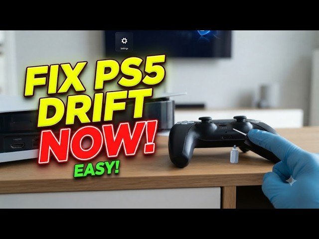HOW TO FIX STICK DRIFT IN A PS5 CONTROLLER