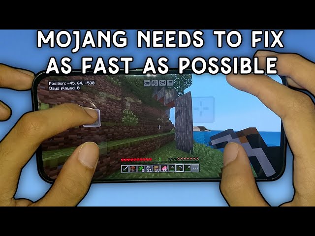 @minecraft THIS Problem needs to be fixed in MINECRAFT