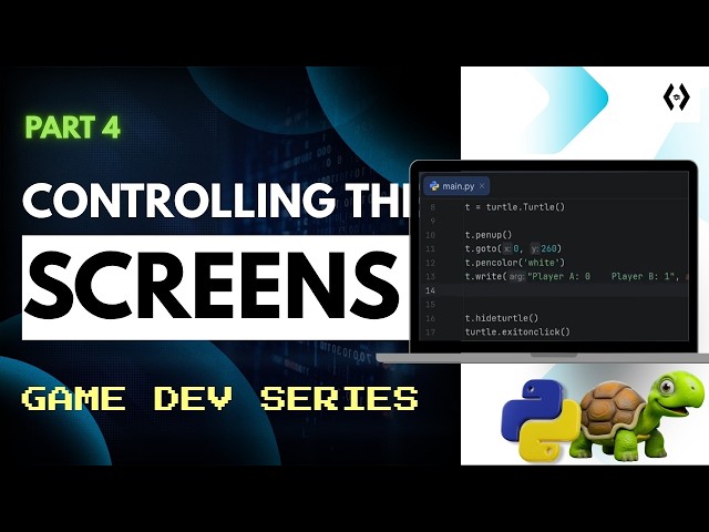 Python Turtle in VS Code – Control the Screen