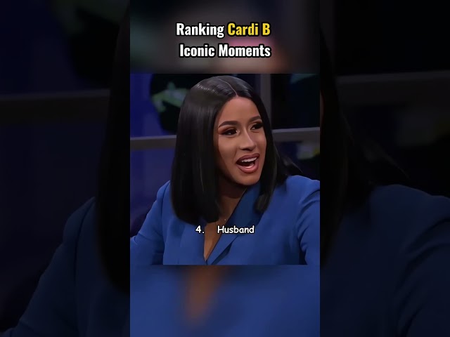 Cardi B Iconic Moments!
