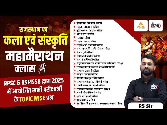 REET 3rd Grade Mains Art and Culture Marathon Class | 2025 में आए सभी PYQs प्रश्न | REET Mains 2026