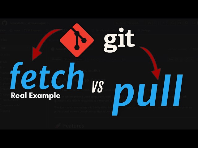 Git Fetch vs Git Pull Explained with a Real Example | Beginner Git Tutorial