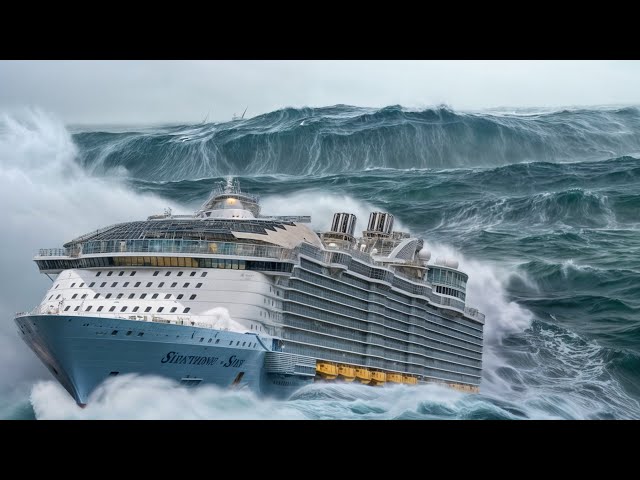 BOATS TRAPPED IN GIANT MONSTER WAVES