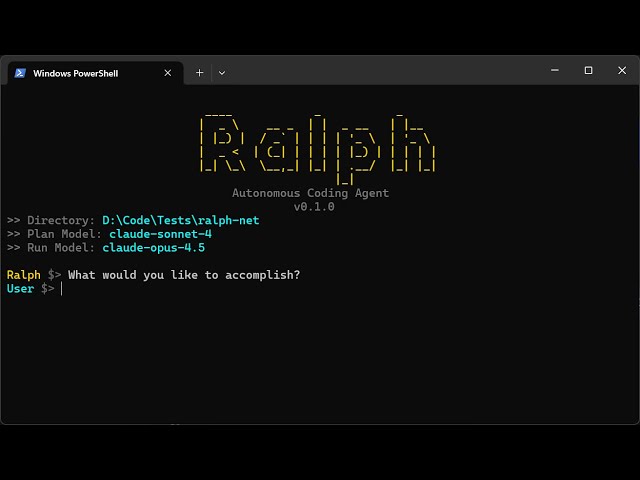 Ralph Agent Loop with GitHub Copilot SDK in .NET
