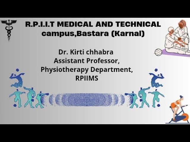 Rehabilitation - Acl reconstruction by Dr Kirti Chhabra|Physiotherapy|RPIIMS