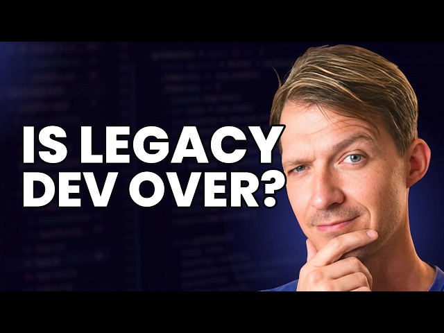 Is the Legacy Developer Finished? (What Actually Happens Next)