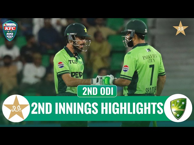 2nd Innings Highlights | Pakistan vs Australia | Match 02 | ODI Series 2026 | MZE1K