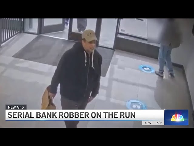 NYC's SERIAL BANK ROBBER Has Struck at Least 18 Times This Year | NBC New York