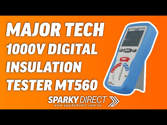 Major Tech MT560 | 1000V Digital Insulation Tester