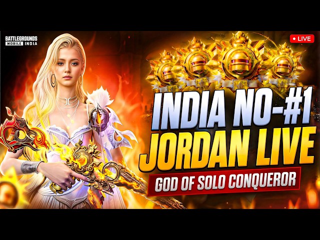 SOLO RANK PUSH THIS SEASON SOLO TOP -10 MISSION NEEDED 💀🔥  #jordan#bgmilive#pubglive#madan#bts