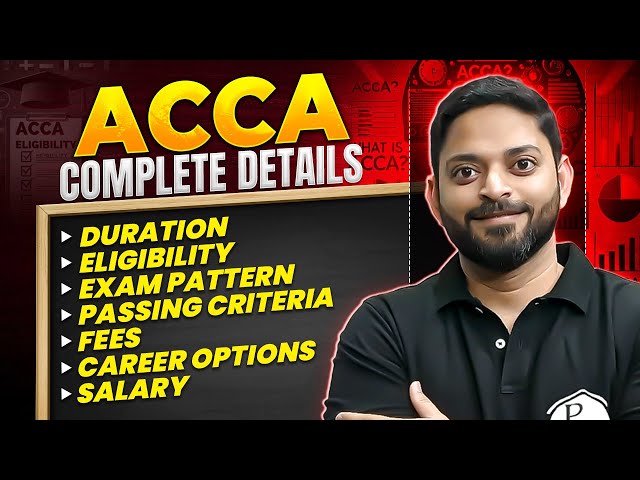 ACCA Course 2026 Full Details? | Duration, Eligibility, Fees, Salary & Career @accabypw