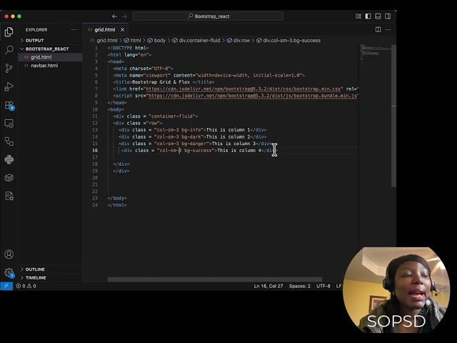Bootstrap 5 Grid Layout Module for Mobile first Design