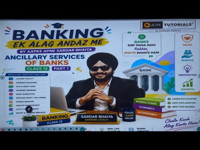 Ancillary Services of Bank - Part 1 | Banking | Class 12 | Skill Subject
