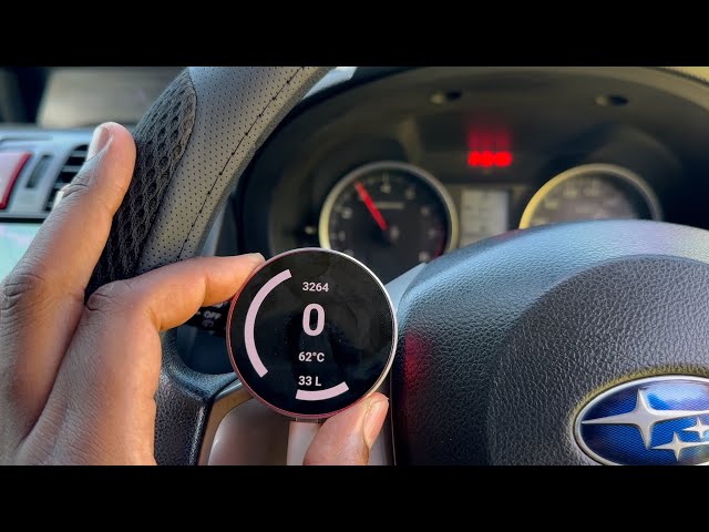 DIY Car HUD with Viewe ESP32-S3 AMOLED Display + OBD2 (ELM327 BLE) | LVGL Dashboard