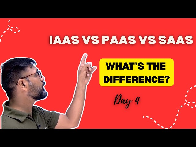 Cloud Services Types Day 4 ☁️IaaS vs PaaS vs SaaS Explained | Cloud Computing #skynetlinux #youtube
