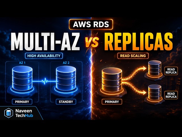 AWS RDS Explained for Beginners | Multi-AZ, Read Replicas, Security & Production Architecture