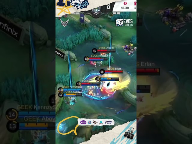 GAME 1 VS GEEK - EVOS WIN