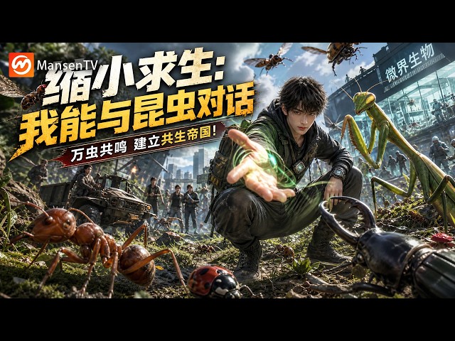 【Multi Sub】全城缩小三厘米，昆虫大军听我号令 City Shrinks to 3cm:The Swarm Obeys Me | EP1- 61 | Mansen TV