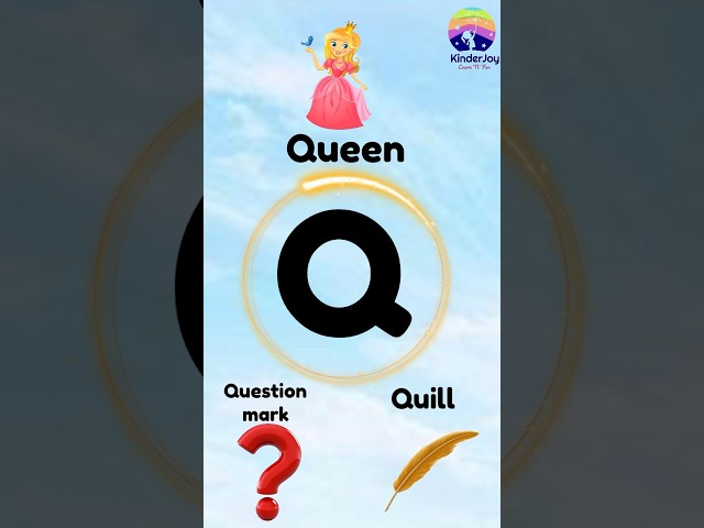 Letter Q words| #kidsvideo #educational videos #kidslearning#letterq # wordslearningforkids