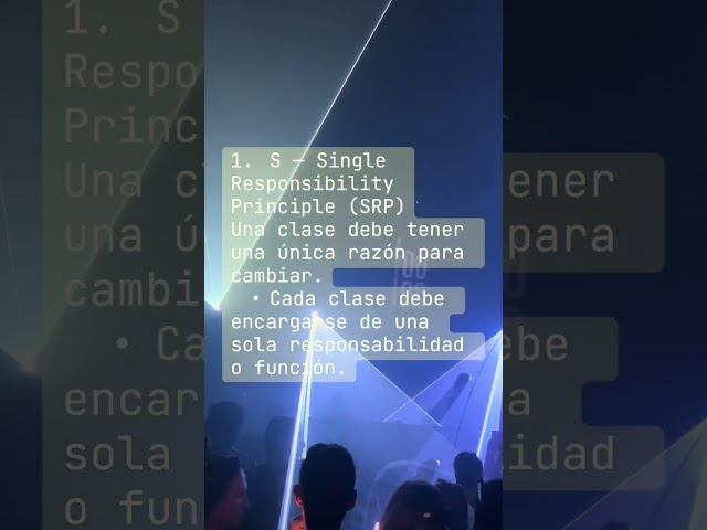 Principios SOLID #java #softwaredevelopment #softwareengineer #jenkins #javaprogramming #javascript
