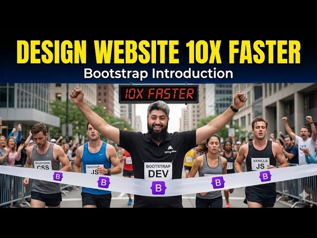 Design Websites 10x Faster 😱 | Bootstrap Introduction