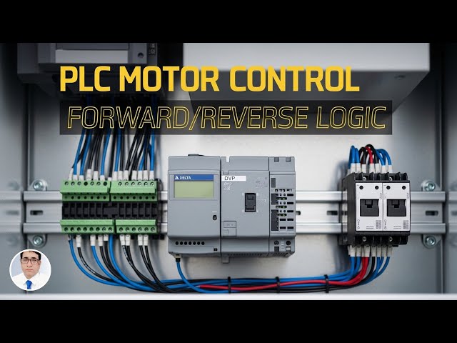 PLC Programming Tutorial: Forward/Reverse Motor Control with a Delta PLC | Step-by-Step Guide