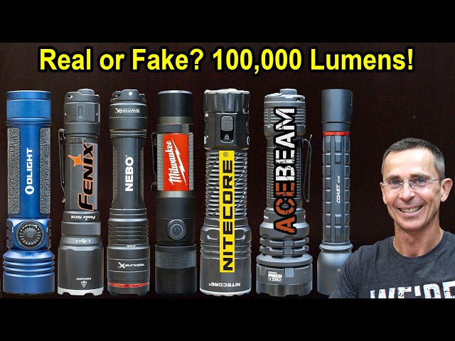 100,000 Lumen Flashlight? Let’s Find Out!