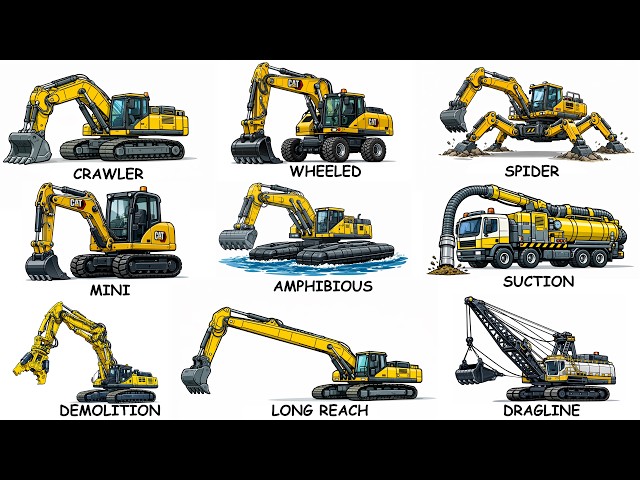 Every Excavator Type Explained