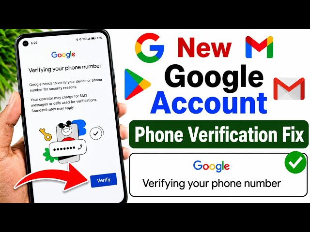 Google verifying your phone number problem fix 2026 | Verify your phone number problem