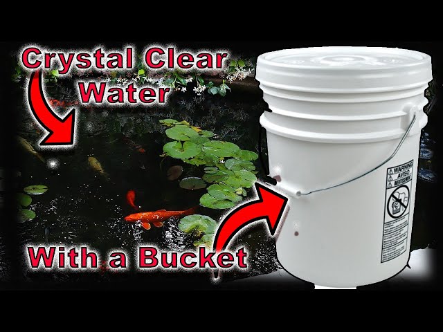 Crystal Clear Water with a Bucket - Cheap and Easy Bucket Filter