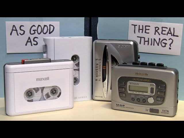 New Maxell & Toshiba vs. vintage Walkman cassette players