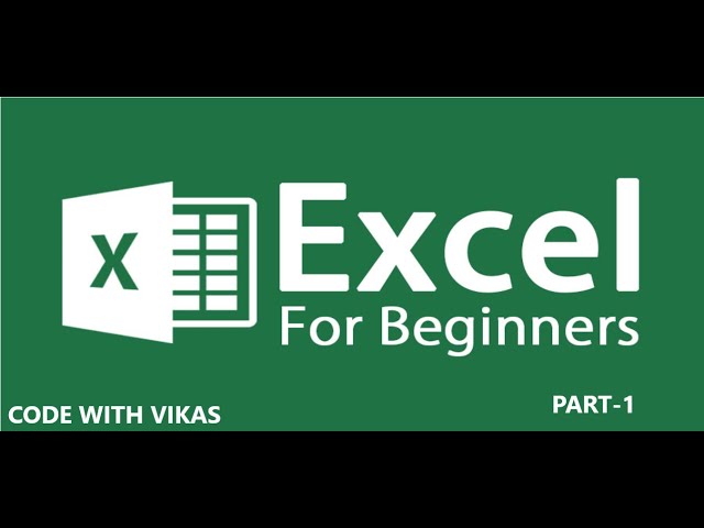 Excel for beginner  | Part 1 | Code With Vikas