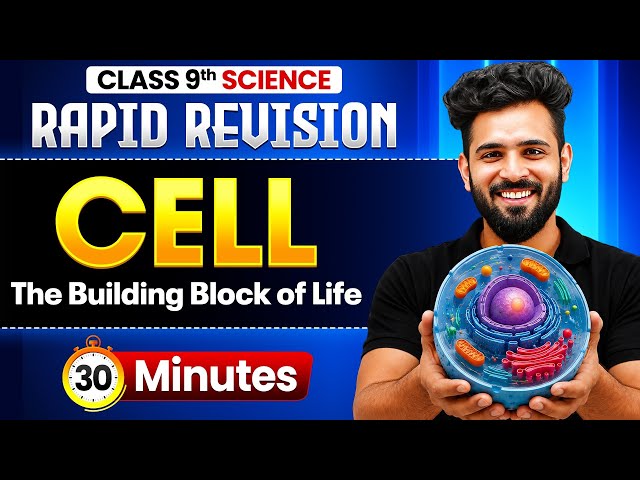 Cell: The Building Block of Life RAPID REVISION🔥 | Class 9th | Akshay Sir
