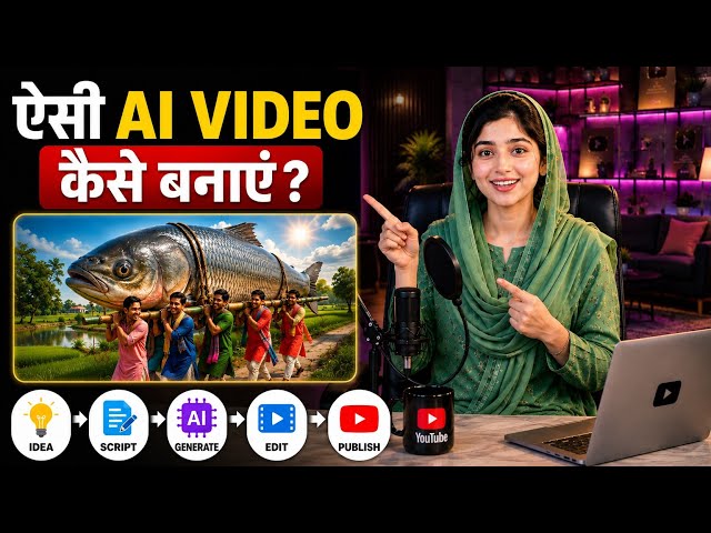 2 मिनट में A I वीडियो बनाना सीखो🔥। AI video kaise banaen #Ai video 