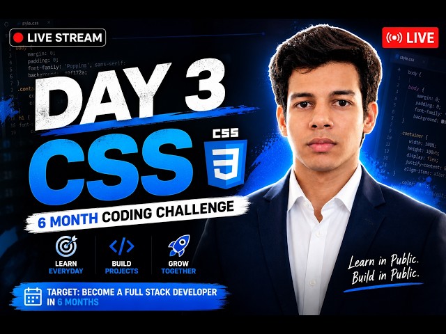Learn CSS Basics | Day 5 | 6 Month Full Stack Developer Challenge