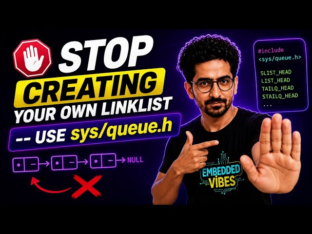 Why implement a linked list from scratch every time when C already provides sys/queue.h?
