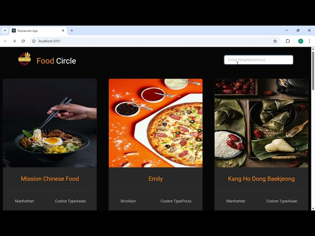 Redux and Thunk - Restaurant App (React js)