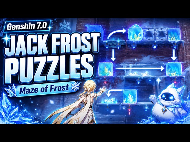 Genshin Impact 7.0 Maze of Frost and Foresight Puzzles Help the Jack Frost Expeditionist