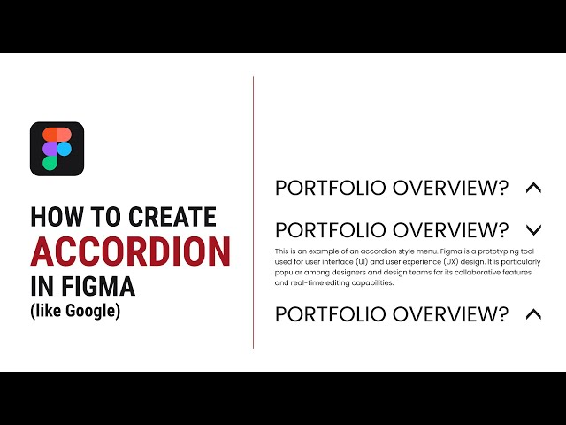 Mastering Figma: The Magic of Interactive Drop-Down Accordion Style!